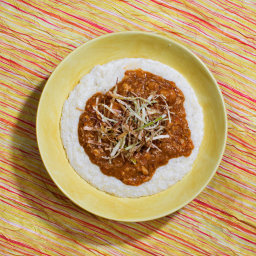 Smothered Shrimp in Crab-Meat Gravy