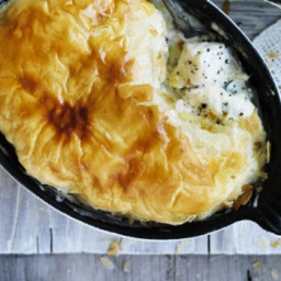 Snapper and fennel pie