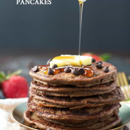 Sneaky Healthy Chocolate Chip Pancakes