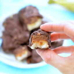 Snickers candy bars Healthy ice cream bars, vegan