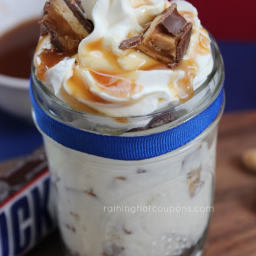 Snickers Cheesecake in a Jar Recipe