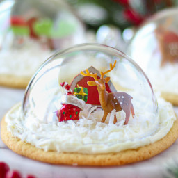 Snow Globe Cookies for the Holidays! ADORABLE