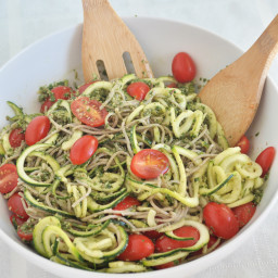 Soba and Zucchini Noodle Bowl