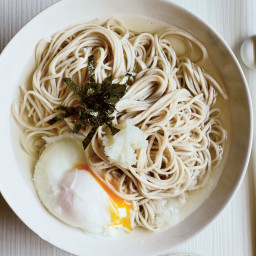 Soba Noodles with Poached Egg