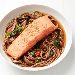 Soba Noodles with Salmon