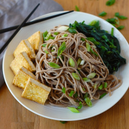 Soba Noodles with Tofu and Spicy Sesame Sauce