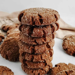 Soft & Chewy Vegan Ginger Molasses Cookies (Perfect Every Time)