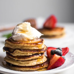 Soft and Buttery Ricotta Pancakes {GF and Low Carb}