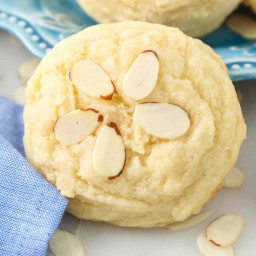 Soft and Chewy Almond Cookies