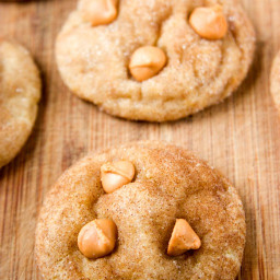 Soft and Chewy Butterscotch Snickerdoodles
