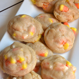 Soft and Chewy Candy Corn Cookies