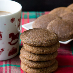 Soft and Chewy Ginger Molasses Cookies