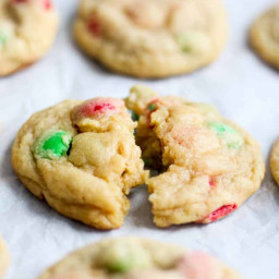 Soft and Chewy M and M Cookies