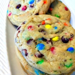 Soft and Chewy M and M'S Cookies