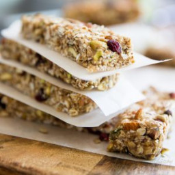 Soft and Chewy Trail Mix Granola Bars