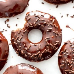 Soft Baked Chocolate Vegan Donuts Recipe (Gluten Free) – w/ Vegan Chocolate