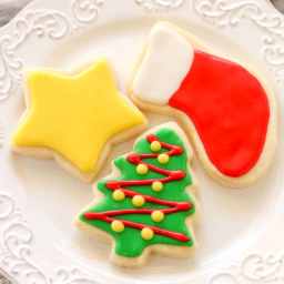 Soft Christmas Cut-Out Sugar Cookies