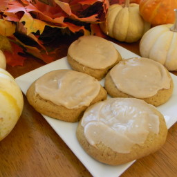 Soft Ginger-Pumpkin Cookies with Browned Butter Frosting