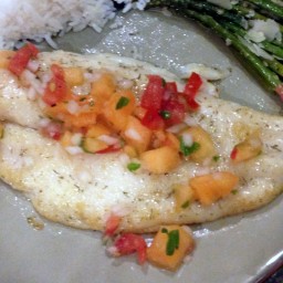 Sole in Herbed Butter
