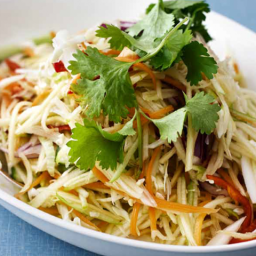 Som tam-style salad with swede and Thai dressing