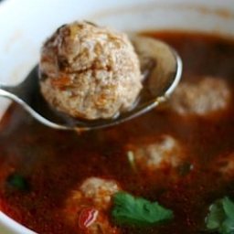 Sopa De Albondigas (Mexican Meatball Soup)