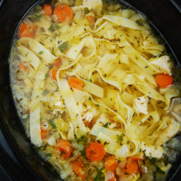 Soup - Crock pot Homemade Chicken Noodle