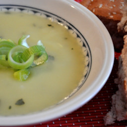 Soup Maker Recipe: Leek, Potato and Garlic Soup
