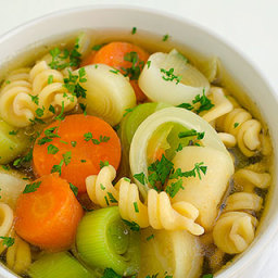 Soup With Vegetables and Pasta