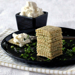 Sour Cream and Chive Crackers (Egg-Free)