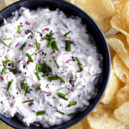 Sour Cream and Roasted Red Onion Dip