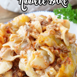 Sour Cream Noodle Bake with Ground Beef