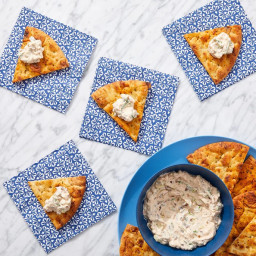 Sour Cream & Onion Dip with Pita Chips