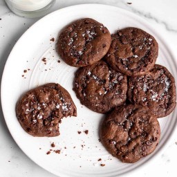 Sourdough Discard Chocolate Brownie Cookies