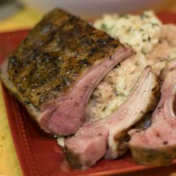 Sous Vide Rack of Lamb with Rosemary and Garlic