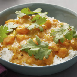South Indian Squash Curry with Jasmine Rice