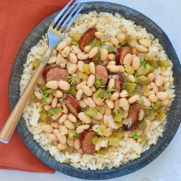 South Louisiana-Style White Beans and Rice