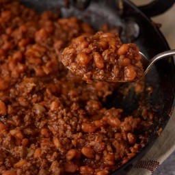 Southern Baked Beans with Hamburger Meat