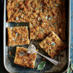 Southern Corn Bread Dressing Squares