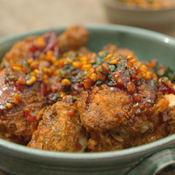 Southern-fried buttermilk chicken with tomato salsa