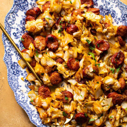 Southern Fried Cabbage And Sausage