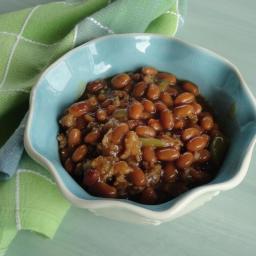 Southern Sausage Baked Beans