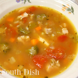 Southern-Style Chicken and Rice Soup