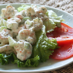 Southern-Style Creamy Shrimp Salad With Dill