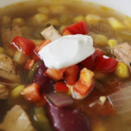 Southwest Black Bean Chicken Soup Recipe