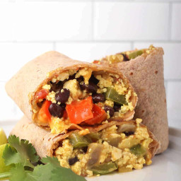 Southwest Vegan Breakfast Burrito