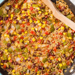 Southwest vegetarian quinoa skillet