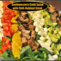 Southwestern Cobb Salad with Chili-Rubbed Steak