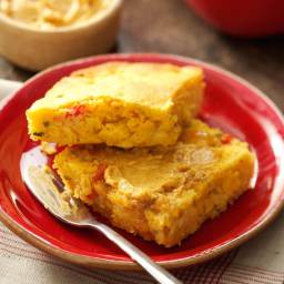Southwestern Corn Bread with Chili Honey-Lime Butter