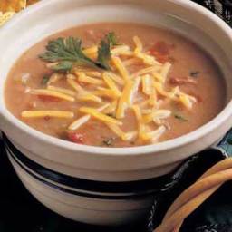 Southwestern Refried Bean Soup