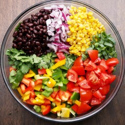 Southwestern Salad With Avocado Dressing Recipe by Tasty
